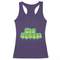 67 Meme Racerback Tank Top Six Seven Funny Gen Alpha Slang Saying - Wonder Print Shop