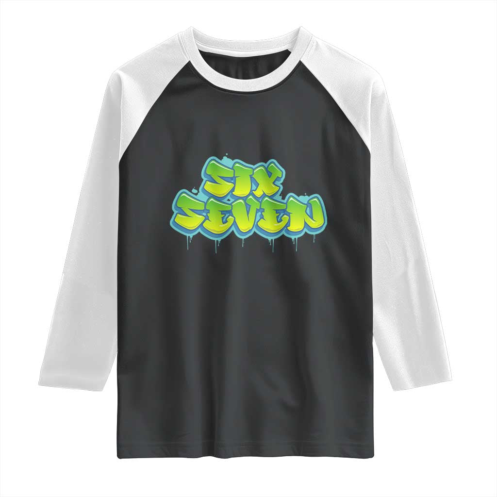 67 Meme Raglan Shirt Six Seven Funny Gen Alpha Slang Saying - Wonder Print Shop