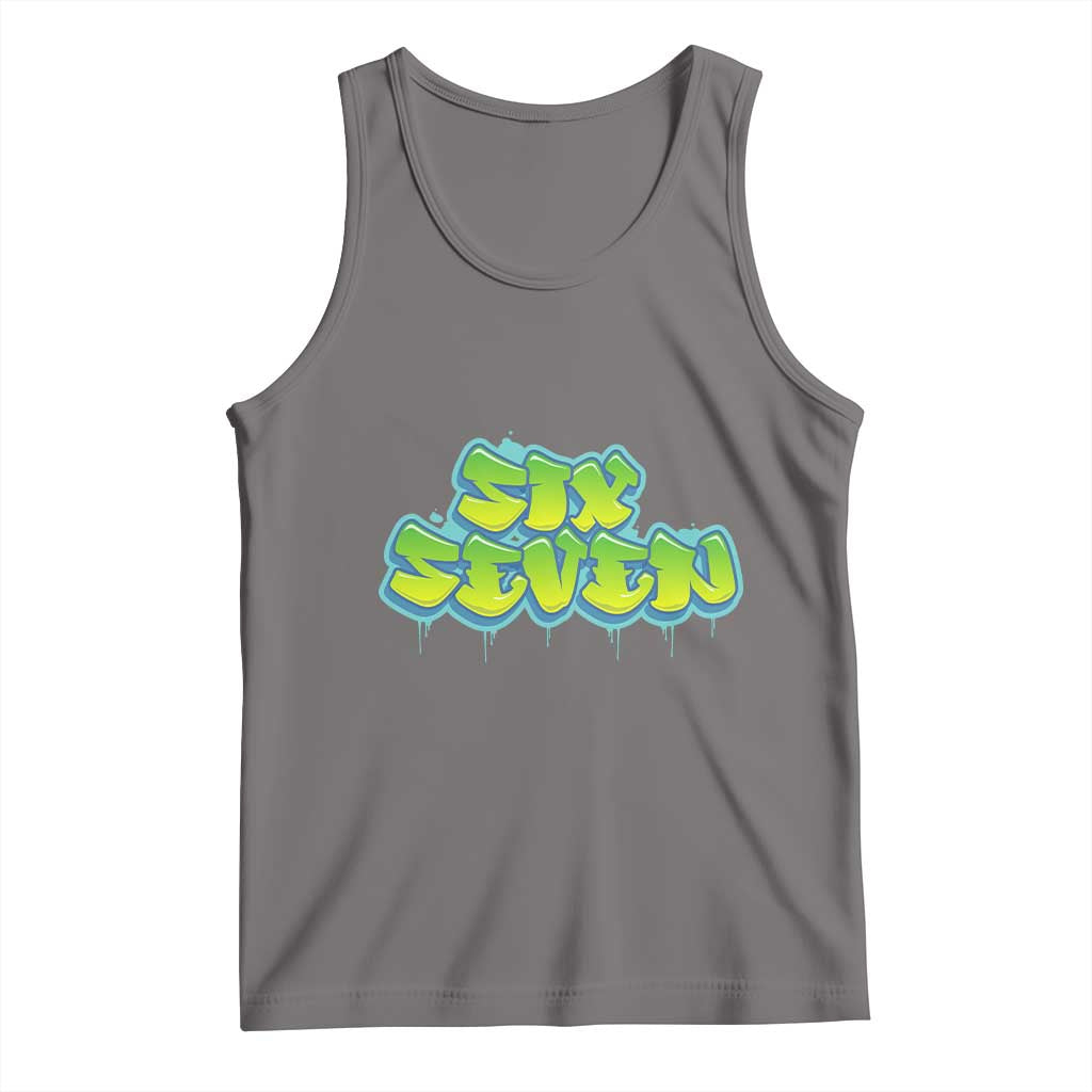 67 Meme Tank Top Six Seven Funny Gen Alpha Slang Saying - Wonder Print Shop