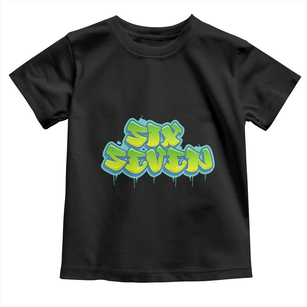 67 Meme Toddler T Shirt Six Seven Funny Gen Alpha Slang Saying - Wonder Print Shop
