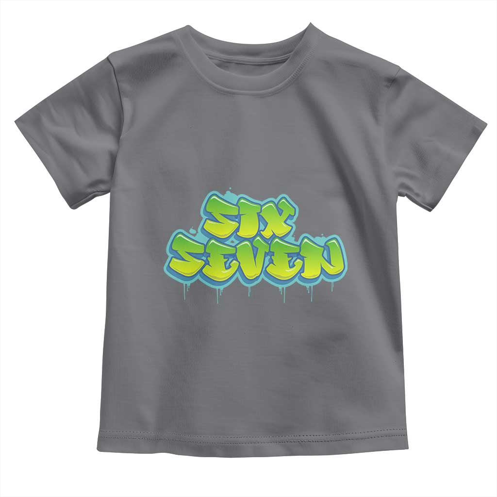 67 Meme Toddler T Shirt Six Seven Funny Gen Alpha Slang Saying - Wonder Print Shop