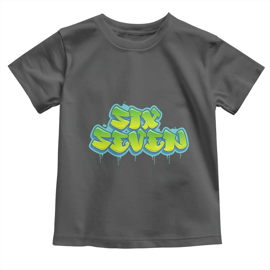 67 Meme Toddler T Shirt Six Seven Funny Gen Alpha Slang Saying - Wonder Print Shop