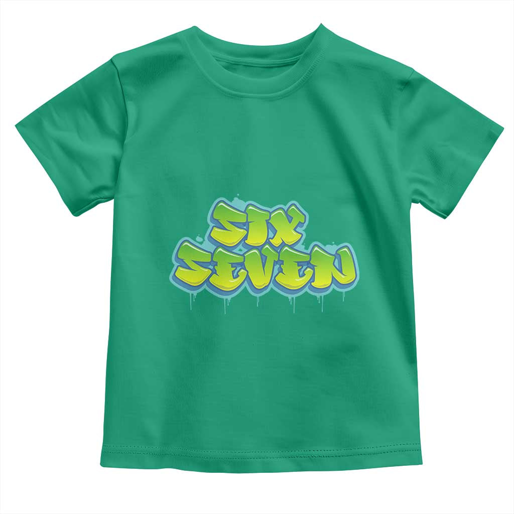 67 Meme Toddler T Shirt Six Seven Funny Gen Alpha Slang Saying - Wonder Print Shop