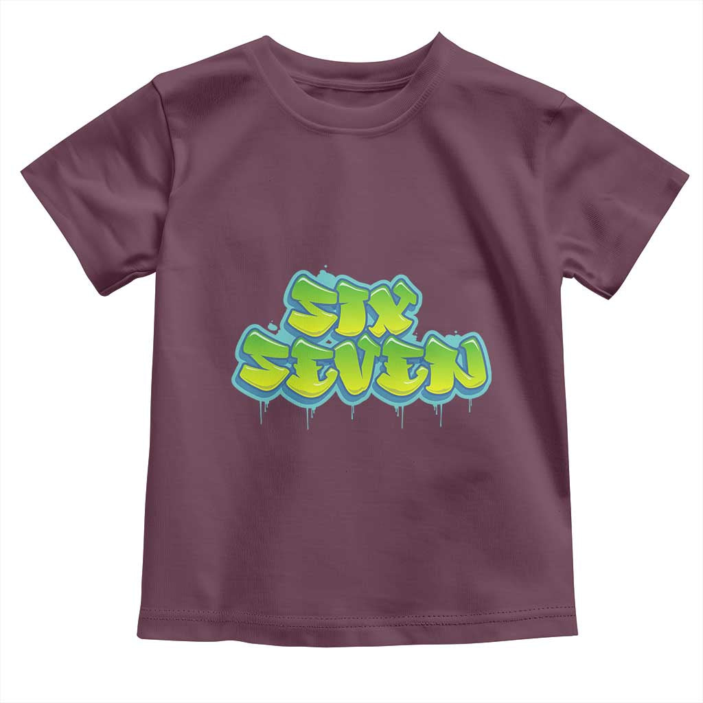 67 Meme Toddler T Shirt Six Seven Funny Gen Alpha Slang Saying - Wonder Print Shop