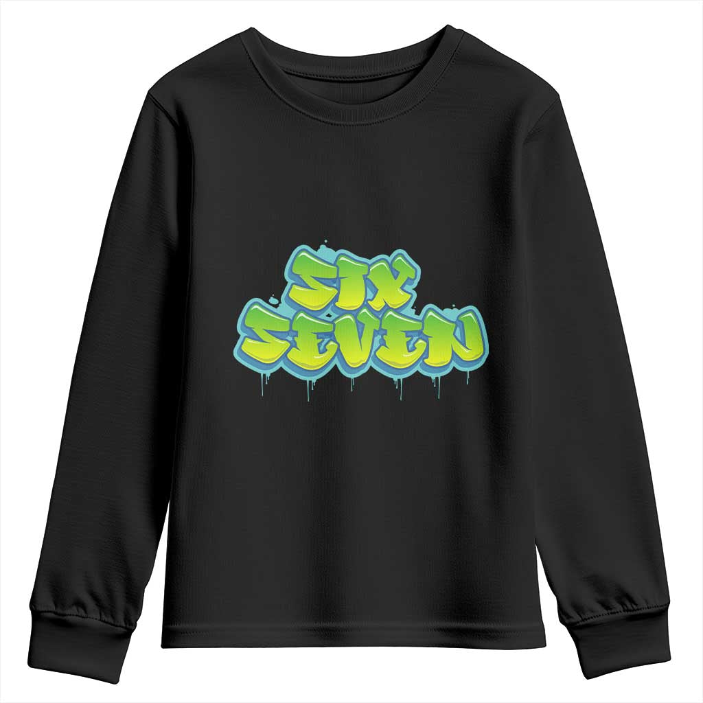 67 Meme Youth Sweatshirt Six Seven Funny Gen Alpha Slang Saying - Wonder Print Shop