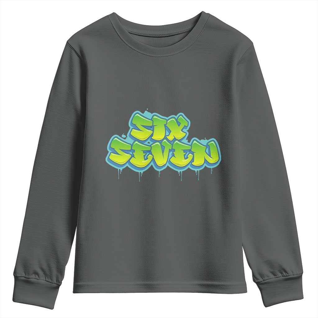 67 Meme Youth Sweatshirt Six Seven Funny Gen Alpha Slang Saying - Wonder Print Shop