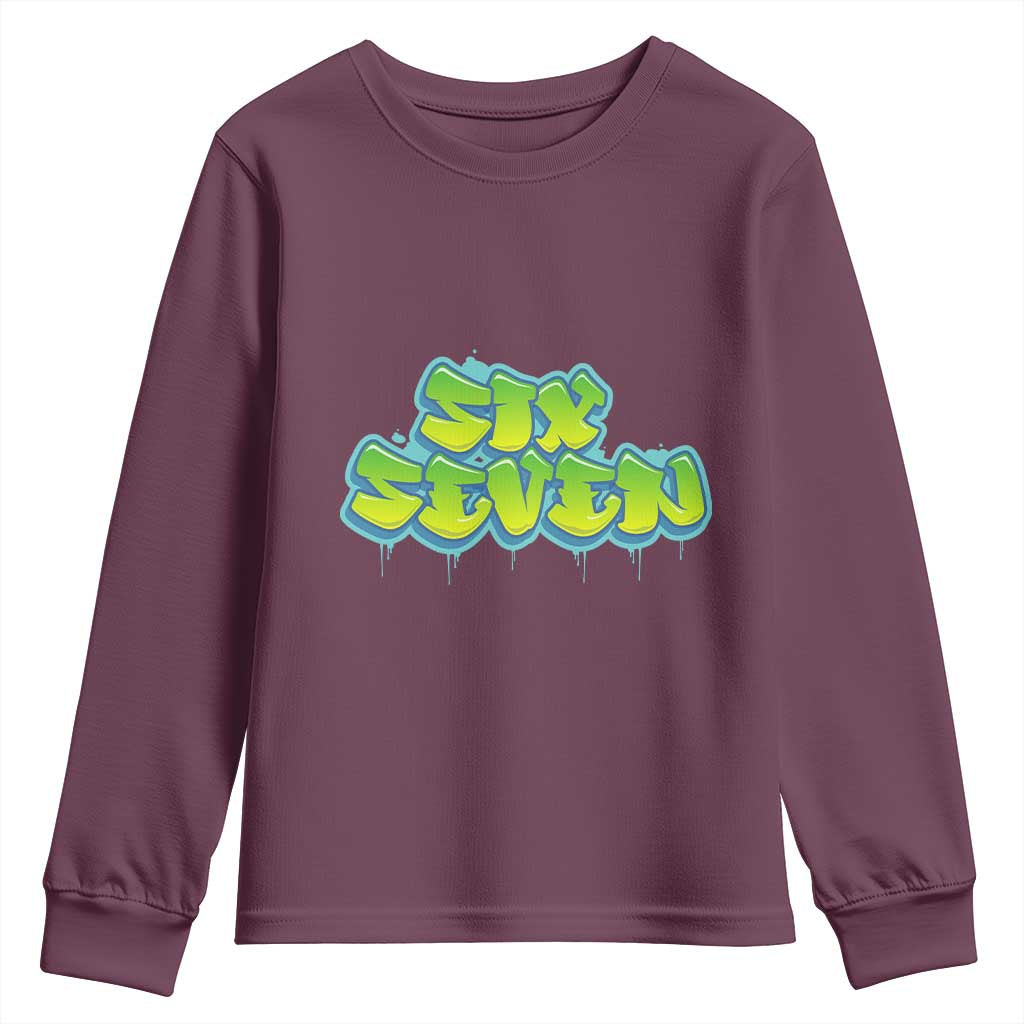 67 Meme Youth Sweatshirt Six Seven Funny Gen Alpha Slang Saying - Wonder Print Shop
