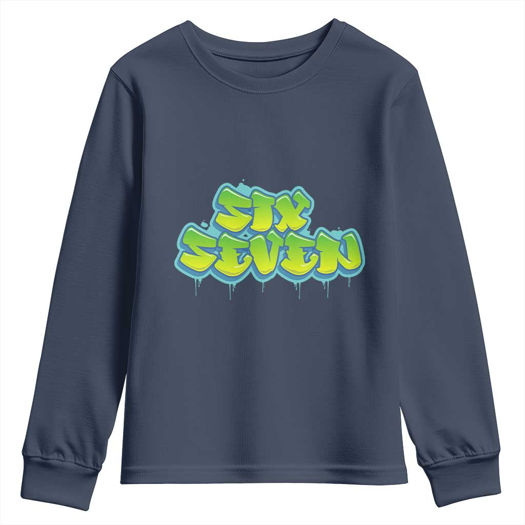 67 Meme Youth Sweatshirt Six Seven Funny Gen Alpha Slang Saying - Wonder Print Shop