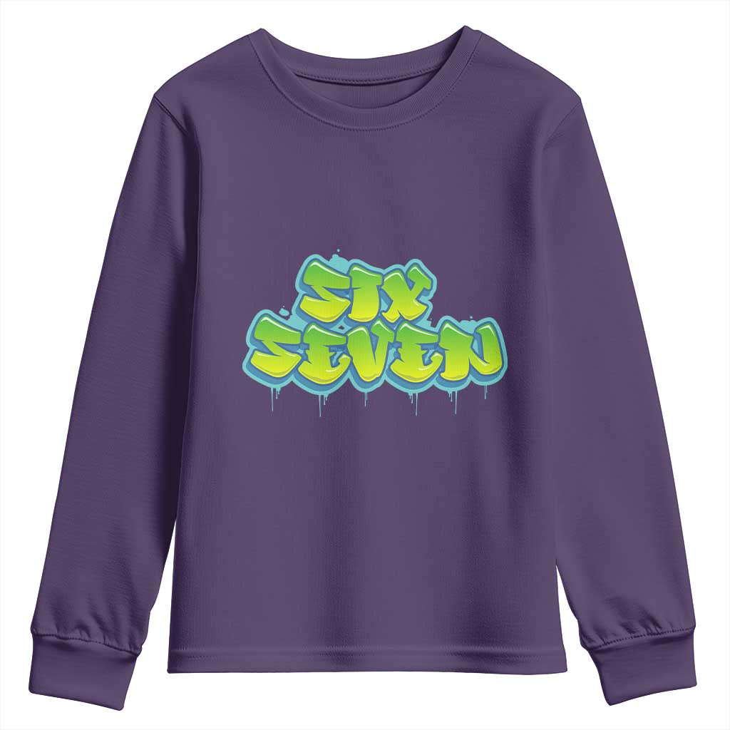 67 Meme Youth Sweatshirt Six Seven Funny Gen Alpha Slang Saying - Wonder Print Shop