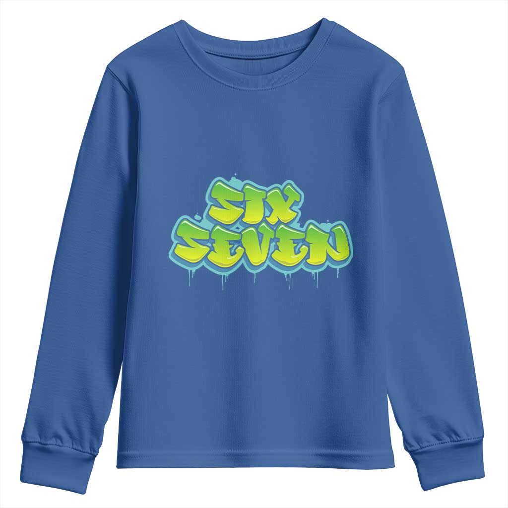 67 Meme Youth Sweatshirt Six Seven Funny Gen Alpha Slang Saying - Wonder Print Shop
