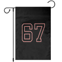 Number 67 Meme Garden Flag Funny Six Seven Varsity Sports Team Jersey - Wonder Print Shop