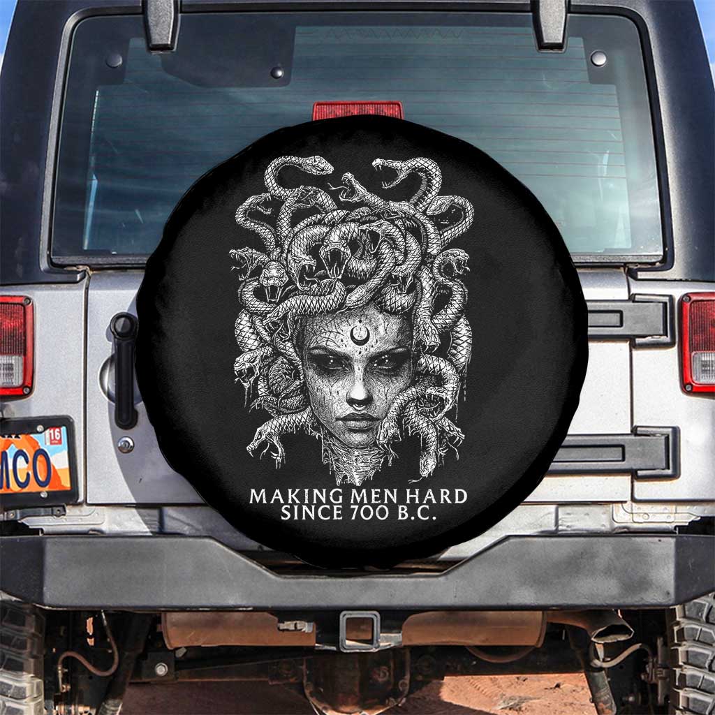 Funny Feminist Medusa Spare Tire Cover Making Men Hard Since 700 B.C Dark Myth Ancient - Wonder Print Shop