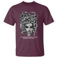 Funny Feminist Medusa T Shirt Making Men Hard Since 700 B.C Dark Myth Ancient - Wonder Print Shop