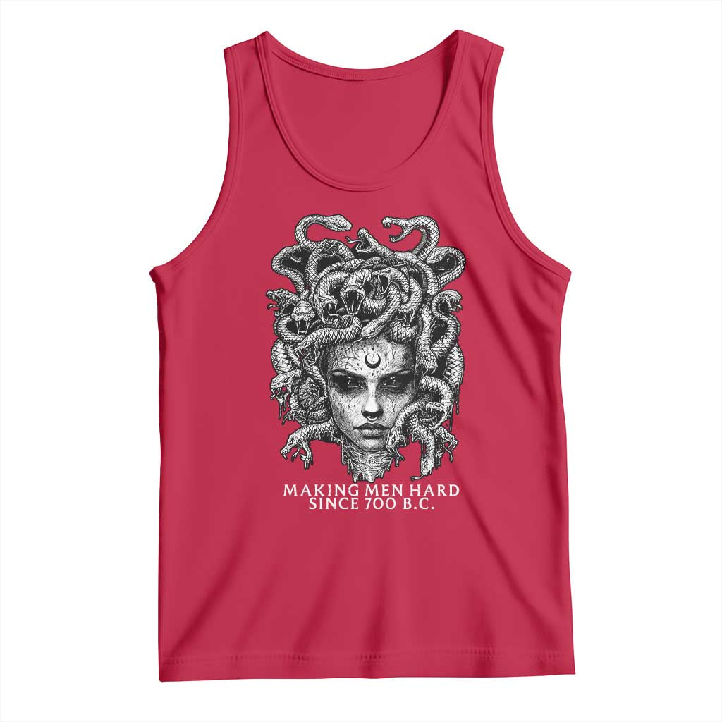 Funny Feminist Medusa Tank Top Making Men Hard Since 700 B.C Dark Myth Ancient - Wonder Print Shop