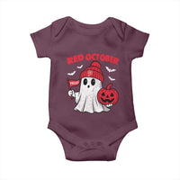 Red October Halloween Ghost Baby Onesie Philadelphia Spooky Pumpkin TS10