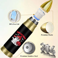 Red October Halloween Ghost Bullet Tumbler Philadelphia Spooky Pumpkin TS10