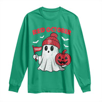 Red October Halloween Ghost Long Sleeve Shirt Philadelphia Spooky Pumpkin TS10