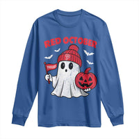 Red October Halloween Ghost Long Sleeve Shirt Philadelphia Spooky Pumpkin TS10