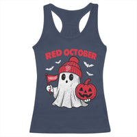 Red October Halloween Ghost Racerback Tank Top Philadelphia Spooky Pumpkin TS10