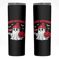 Red October Halloween Ghost Skinny Tumbler Philadelphia Spooky Pumpkin TS10