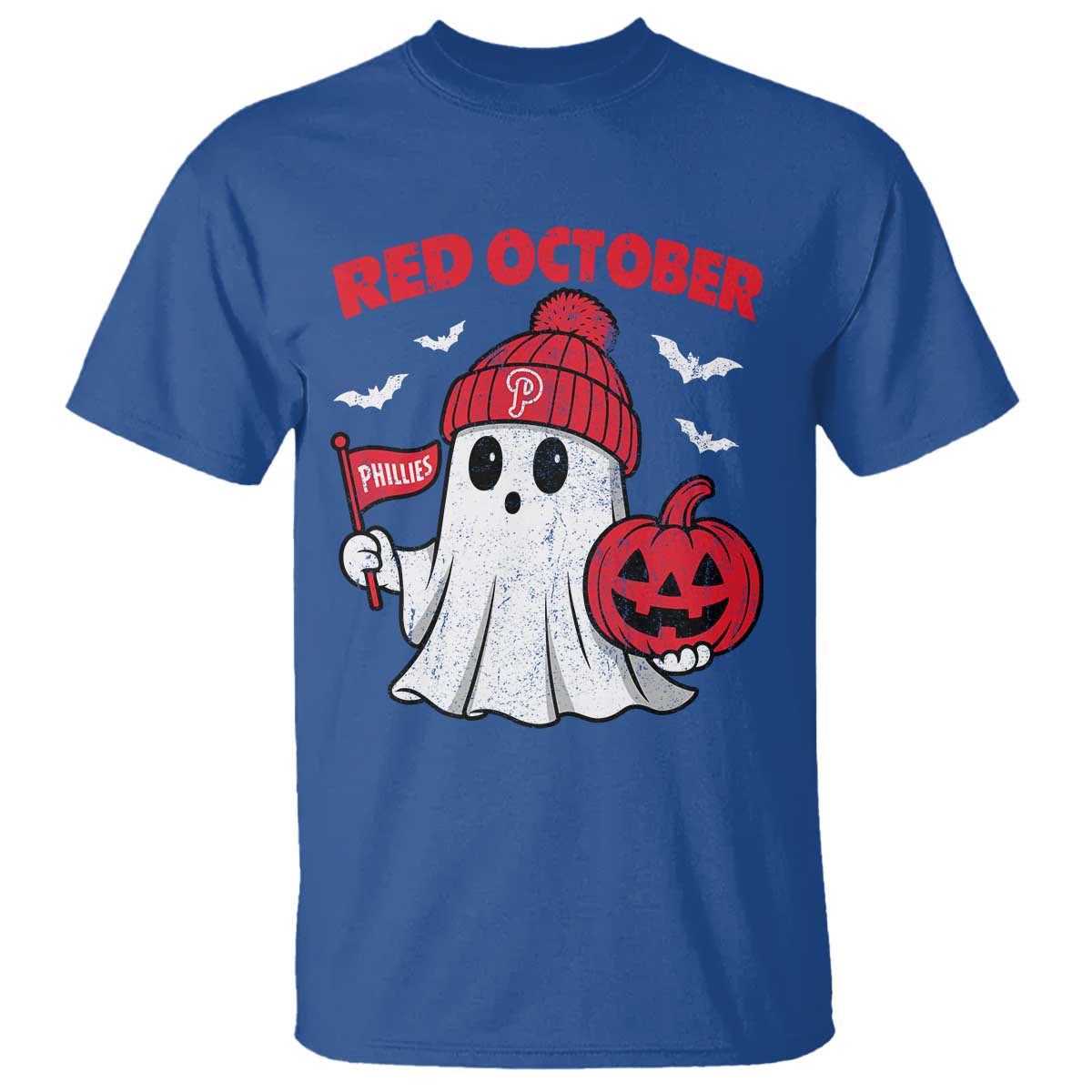 Red October Halloween Ghost T Shirt Philadelphia Spooky Pumpkin TS10