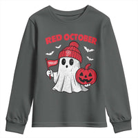 Red October Halloween Ghost Youth Sweatshirt Philadelphia Spooky Pumpkin TS10