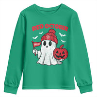 Red October Halloween Ghost Youth Sweatshirt Philadelphia Spooky Pumpkin TS10