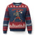 Red October Skeleton Baseball Ugly Christmas Sweater Philadelphia Halloween Costume Funny - Wonder Print Shop