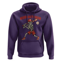 Red October Skeleton Baseball Hoodie Philadelphia Halloween Costume Funny - Wonder Print Shop