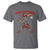 Red October Skeleton Baseball T Shirt Philadelphia Halloween Costume Funny - Wonder Print Shop