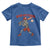 Red October Skeleton Baseball Toddler T Shirt Philadelphia Halloween Costume Funny - Wonder Print Shop