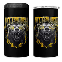 Vintage Pittsburgh 4 in 1 Can Cooler Tumbler Retro Sports Fan Wild Bear Mascot Streetwear Bootleg - Wonder Print Shop