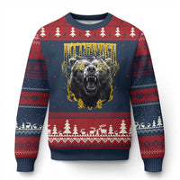 Vintage Pittsburgh Ugly Christmas Sweater Retro Sports Fan Wild Bear Mascot Streetwear Bootleg - Wonder Print Shop