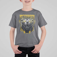 Vintage Pittsburgh T Shirt For Kid Retro Sports Fan Wild Bear Mascot Streetwear Bootleg - Wonder Print Shop