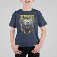 Vintage Pittsburgh T Shirt For Kid Retro Sports Fan Wild Bear Mascot Streetwear Bootleg - Wonder Print Shop