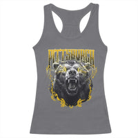 Vintage Pittsburgh Racerback Tank Top Retro Sports Fan Wild Bear Mascot Streetwear Bootleg - Wonder Print Shop