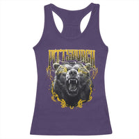 Vintage Pittsburgh Racerback Tank Top Retro Sports Fan Wild Bear Mascot Streetwear Bootleg - Wonder Print Shop