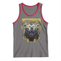Vintage Pittsburgh Tank Top Retro Sports Fan Wild Bear Mascot Streetwear Bootleg - Wonder Print Shop