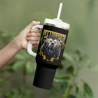Vintage Pittsburgh Tumbler With Handle Retro Sports Fan Wild Bear Mascot Streetwear Bootleg - Wonder Print Shop