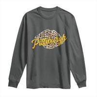 Pittsburgh Leopard Lips Long Sleeve Shirt Steel City Pride Woman Girl - Wonder Print Shop