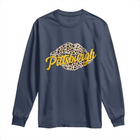 Pittsburgh Leopard Lips Long Sleeve Shirt Steel City Pride Woman Girl - Wonder Print Shop