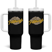 Pittsburgh Leopard Lips Tumbler With Handle Steel City Pride Woman Girl - Wonder Print Shop