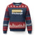 Retro Pittsburgh Ugly Christmas Sweater Vintage Pennsylvania Stripes 70s 80s 90s - Wonder Print Shop