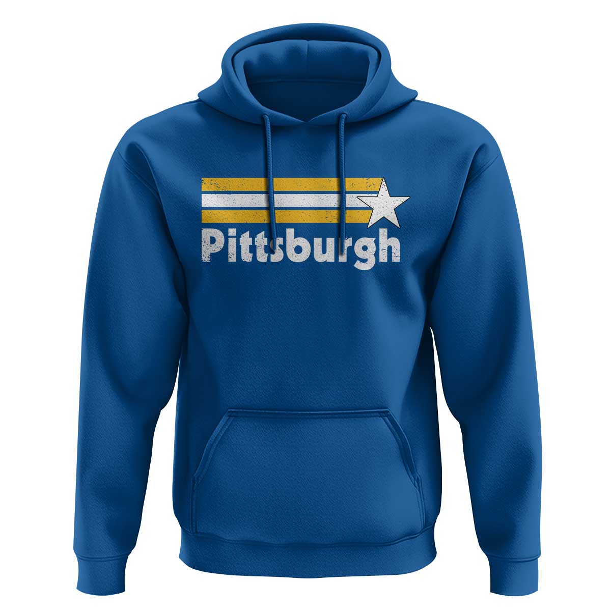 Retro Pittsburgh Hoodie Vintage Pennsylvania Stripes 70s 80s 90s - Wonder Print Shop