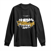 Pittsburgh Long Sleeve Shirt Streetwear Steel City Pride - Wonder Print Shop