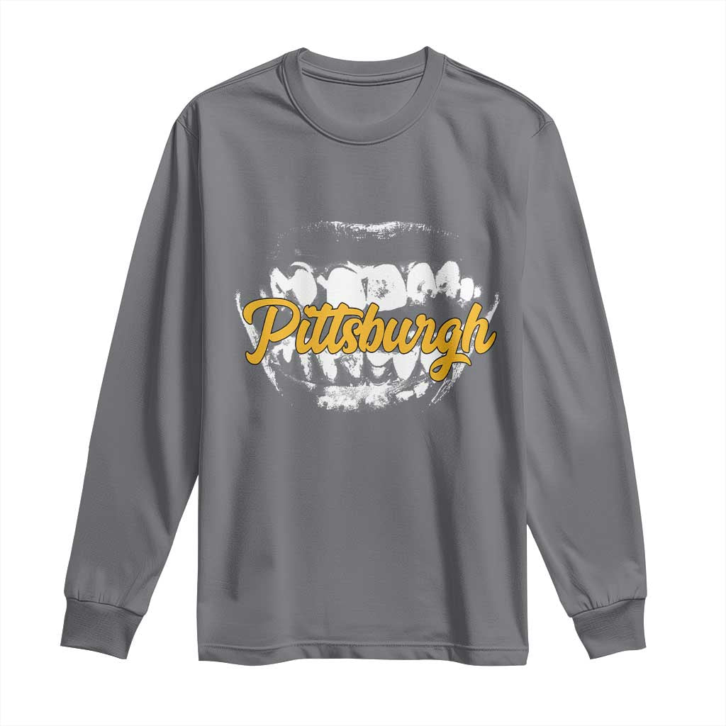 Pittsburgh Long Sleeve Shirt Streetwear Steel City Pride - Wonder Print Shop