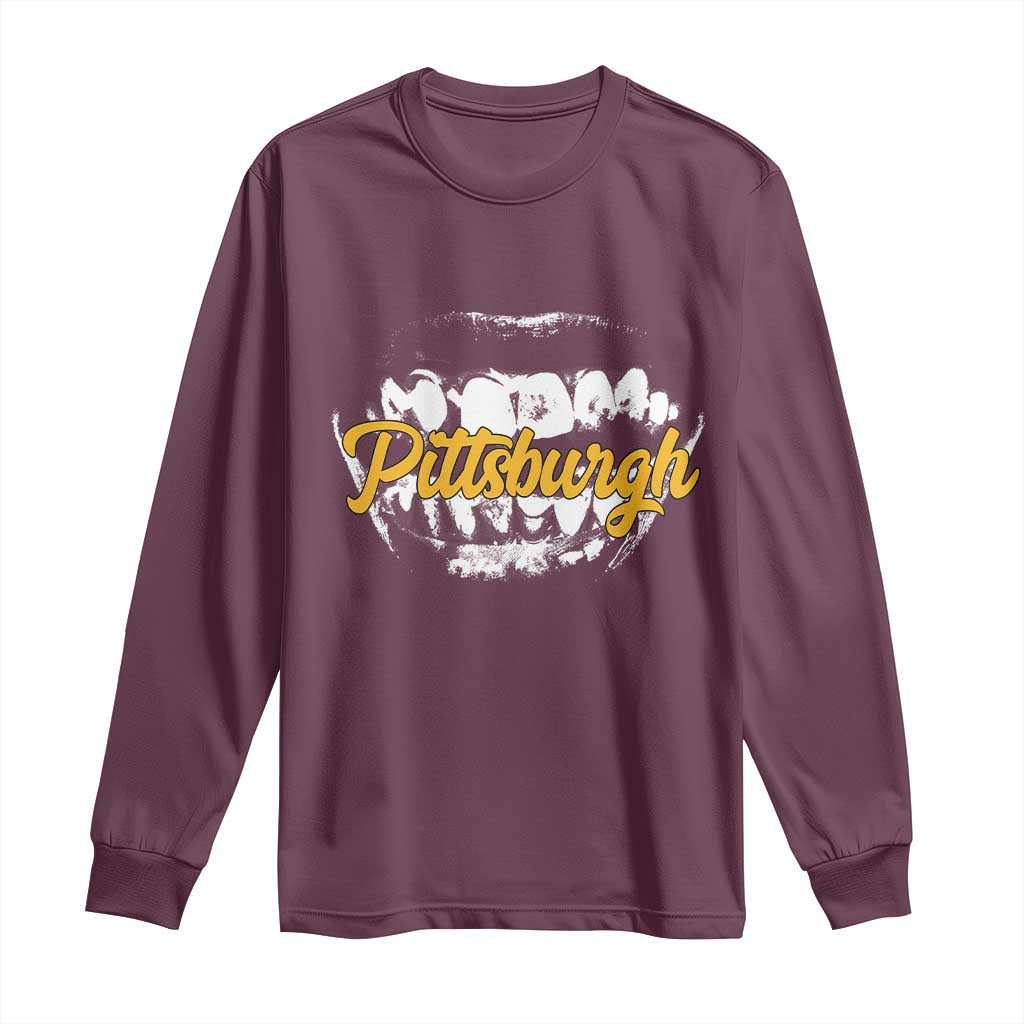 Pittsburgh Long Sleeve Shirt Streetwear Steel City Pride - Wonder Print Shop