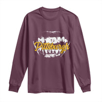Pittsburgh Long Sleeve Shirt Streetwear Steel City Pride - Wonder Print Shop