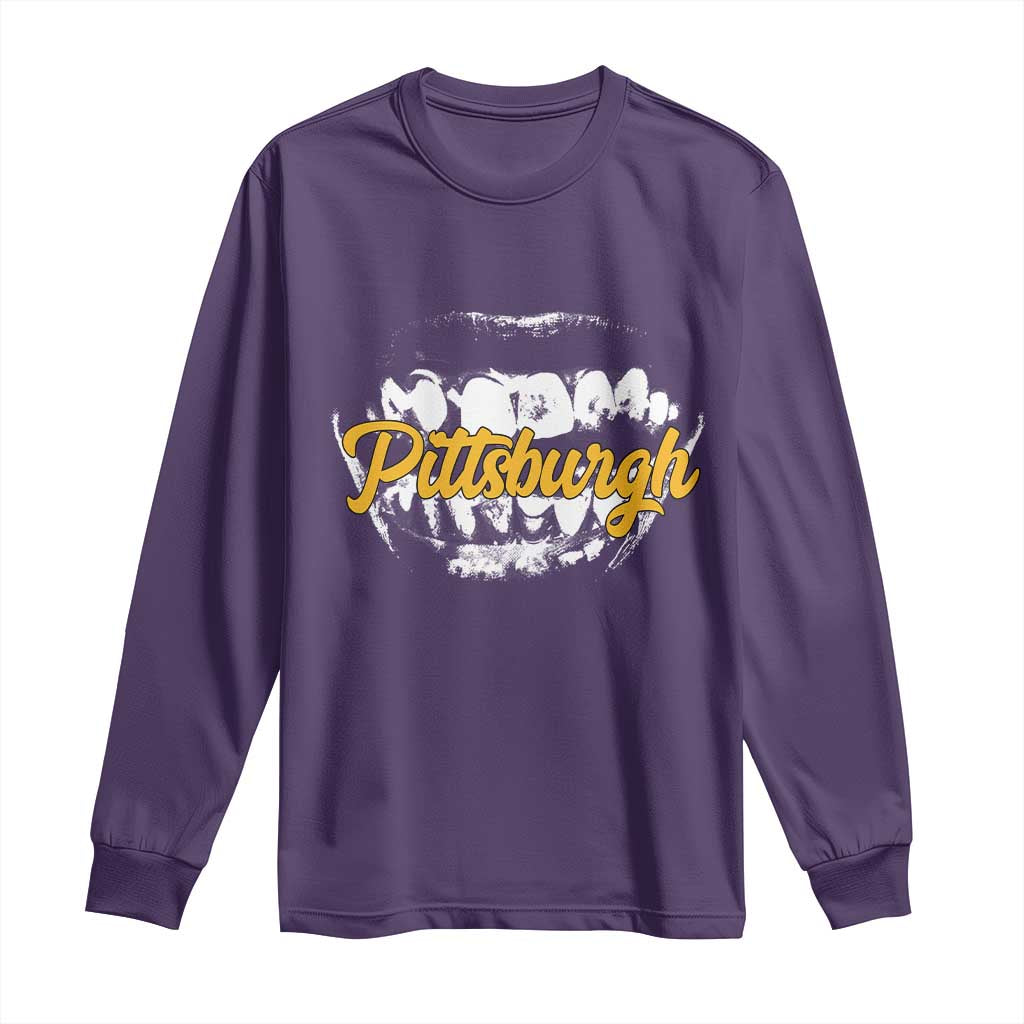 Pittsburgh Long Sleeve Shirt Streetwear Steel City Pride - Wonder Print Shop