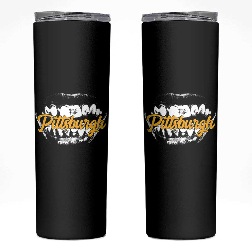 Pittsburgh Skinny Tumbler Streetwear Steel City Pride - Wonder Print Shop